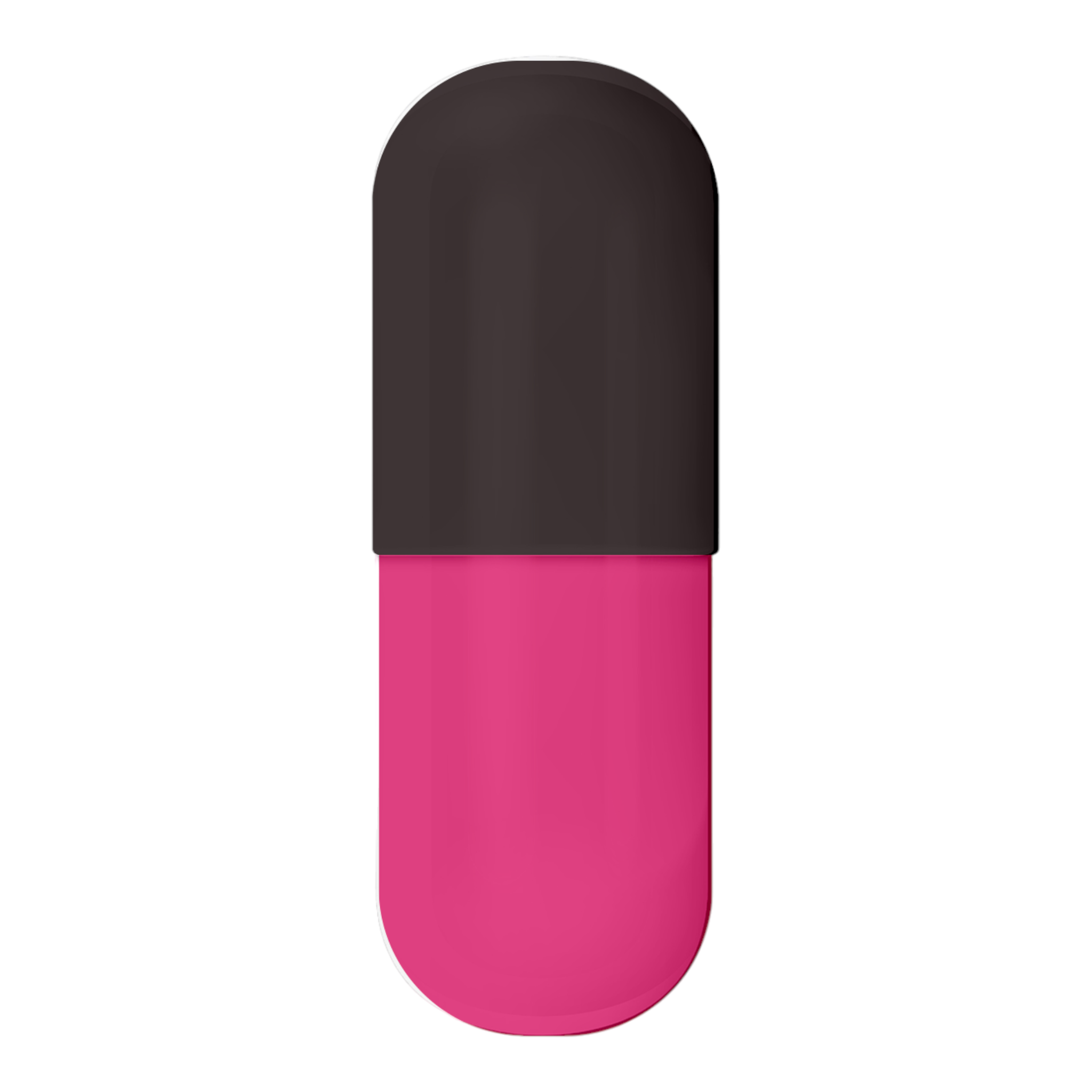 Size #3-GrayOpaque/Pink Opaque- Gelatin Capsules