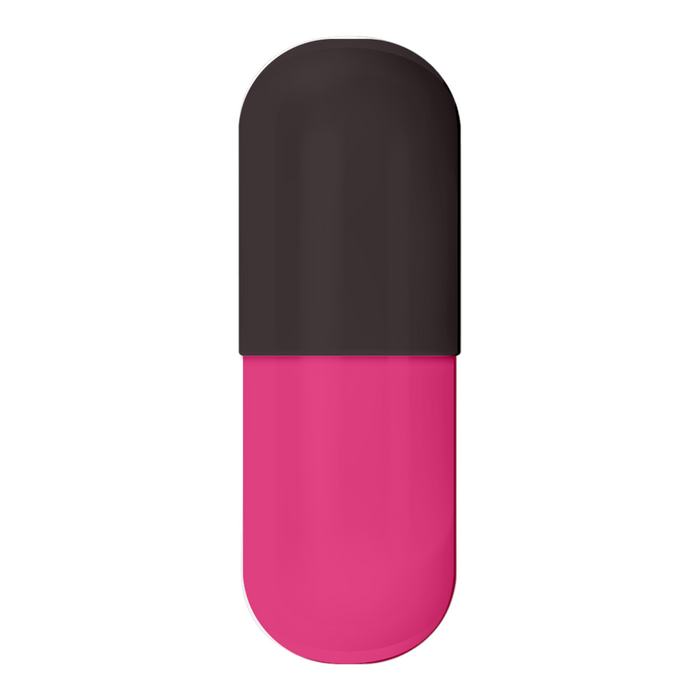 Gelatin Capsules, Size #3 (Gray Opaque/Pink Opaque)