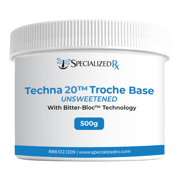 Techna 20™ UNSWEETENED (*No Sweetener*) Troche Base w/Bitter-Bloc Technology