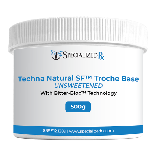 Techna Natural™ UNSWEETENED (*No Sweetener*) Troche Base w/Bitter-Bloc Technology
