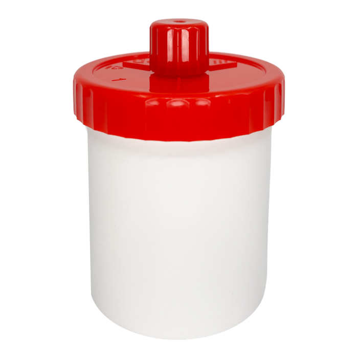 Unguator® Jars - Red Lid, Red Cap
