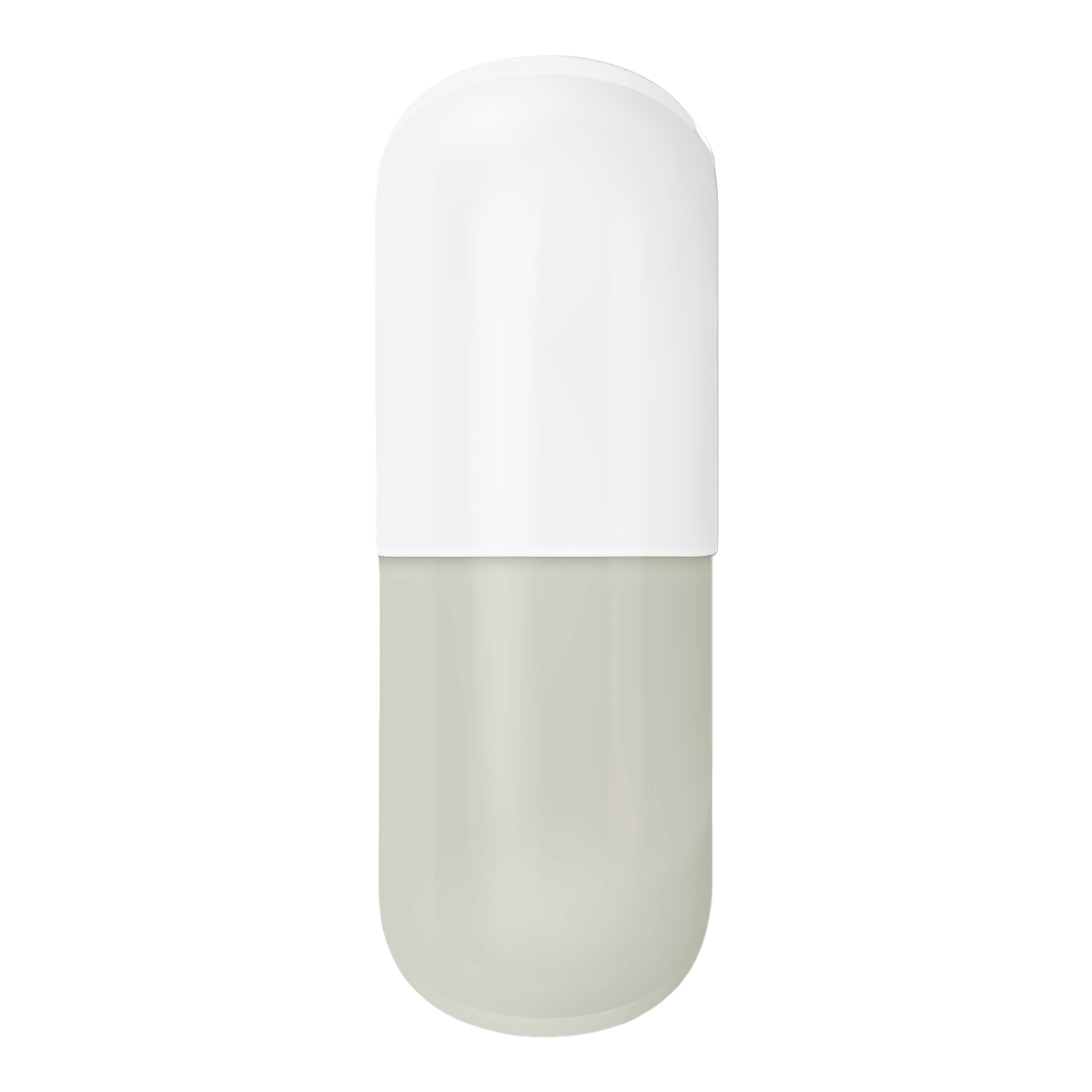 Gelatin Capsules, Size #1 (White Opaque/Clear)