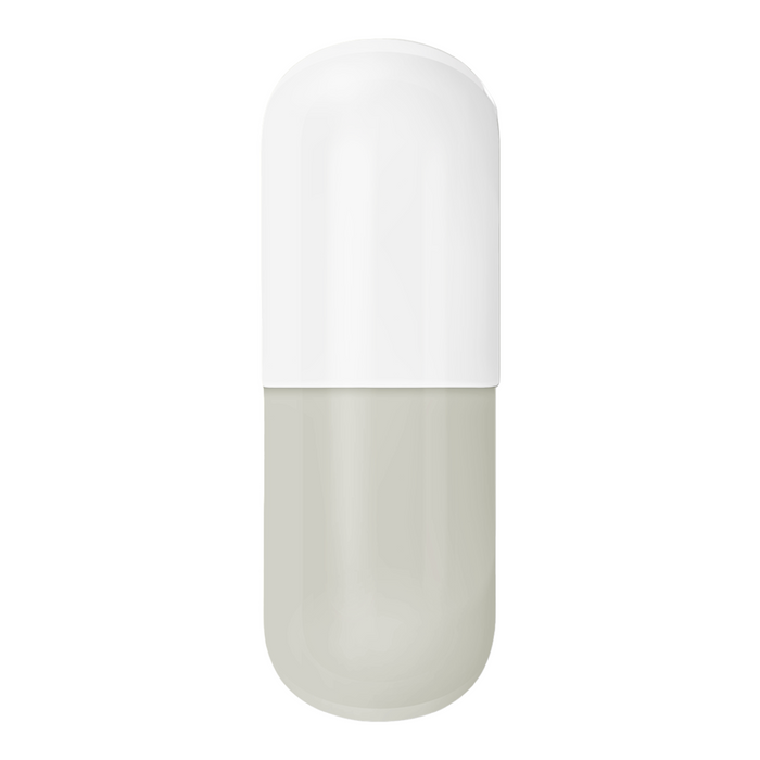 Size #1-White Opaque/Clear - Gelatin Capsules