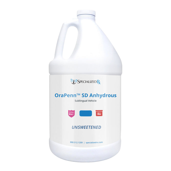 OraPenn™ SD Anhydrous Sublingual Vehicle (Unsweetened)