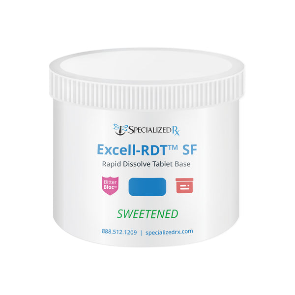 Excell-RDT™ SF Rapid Dissolve Tablet Base (Sweetened) | SpecializedRx