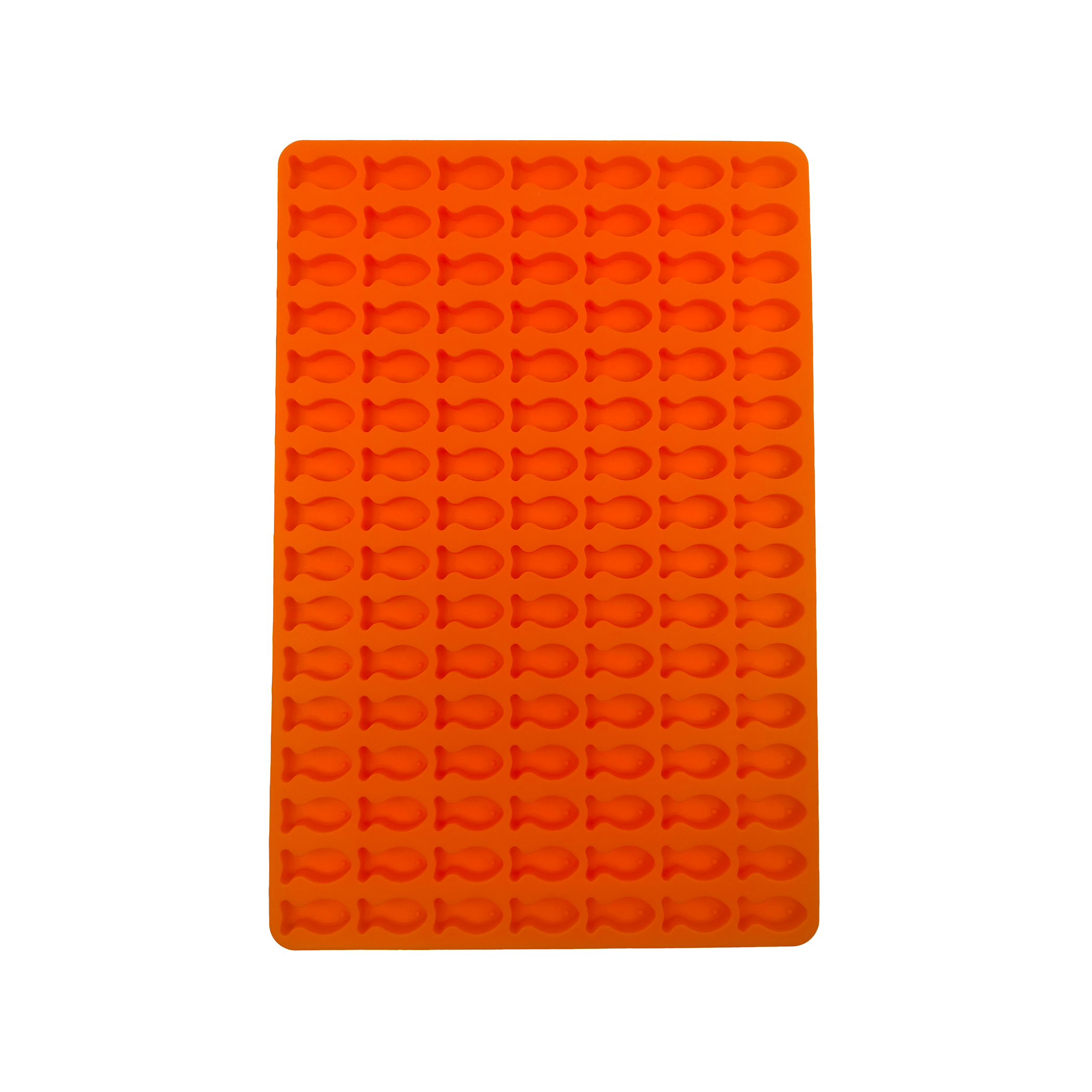 Silicone Troche & Chew Mold, Veterinary (Small Fish Shape, 112 Cavities)