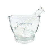 Mortar & Pestle Set (Clear Flint Glass)