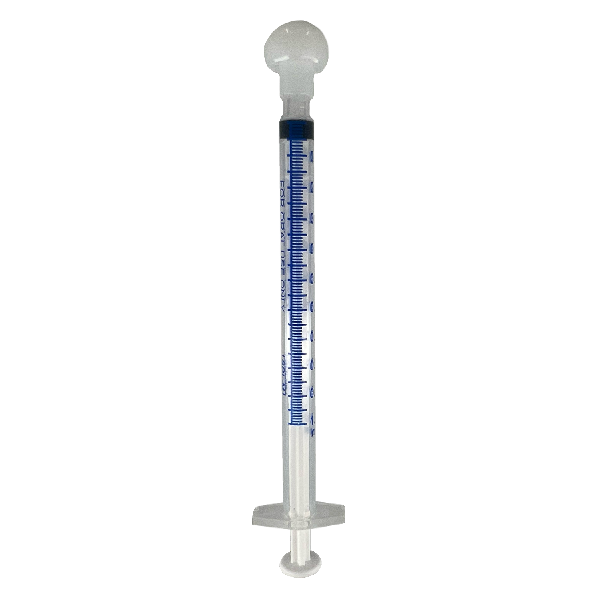 Syringes, Oral Dispensing (Clear w/ White Tip Caps, 1 mL)