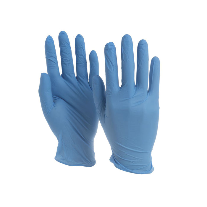Gloves, Blue Nitrile (Powder-Free)
