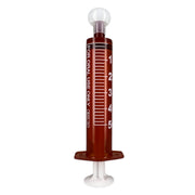 Syringes, Oral Dispensing (Amber w/ White Tip Caps, 5 mL)