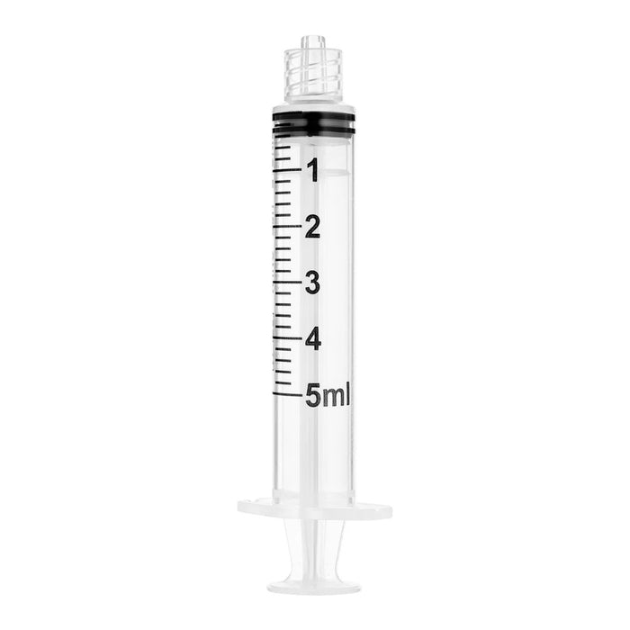 Syringes, Luer Lock, Sterile (Clear, 5 mL)