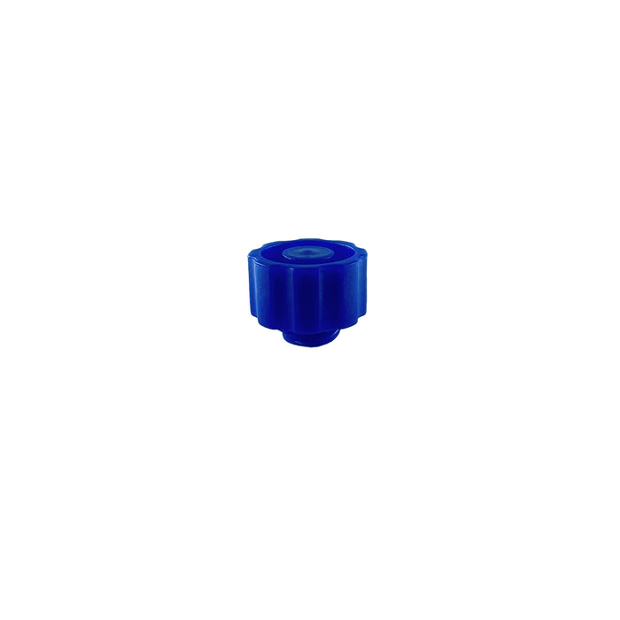 Luer Lock Syringe Tip Caps, Blue (Non-Sterile)