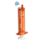 Syringes, Oral Dispensing (Amber w/ Blue Tip Caps, 10 mL)