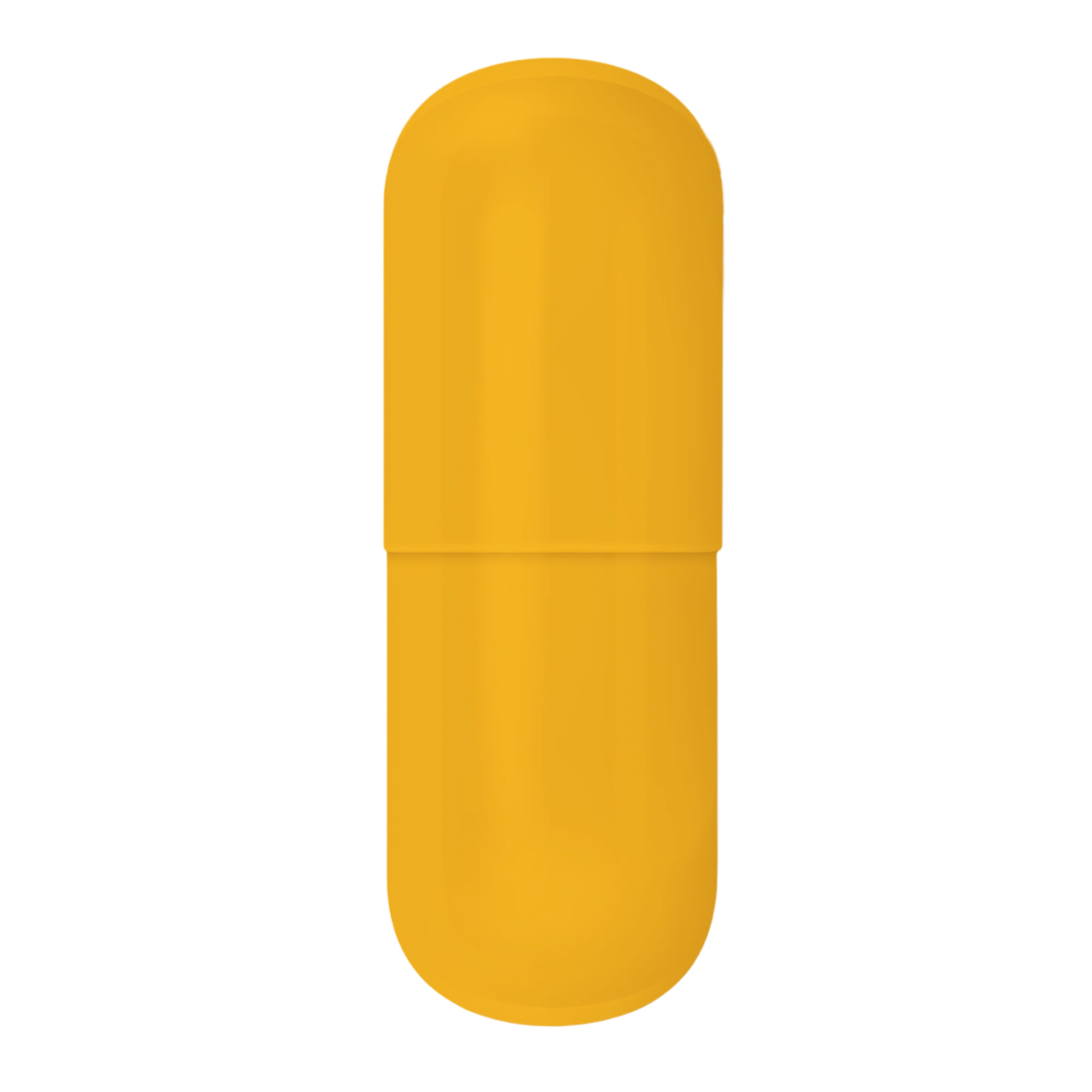 Gelatin Capsules, Size #0 (Yellow/Yellow)