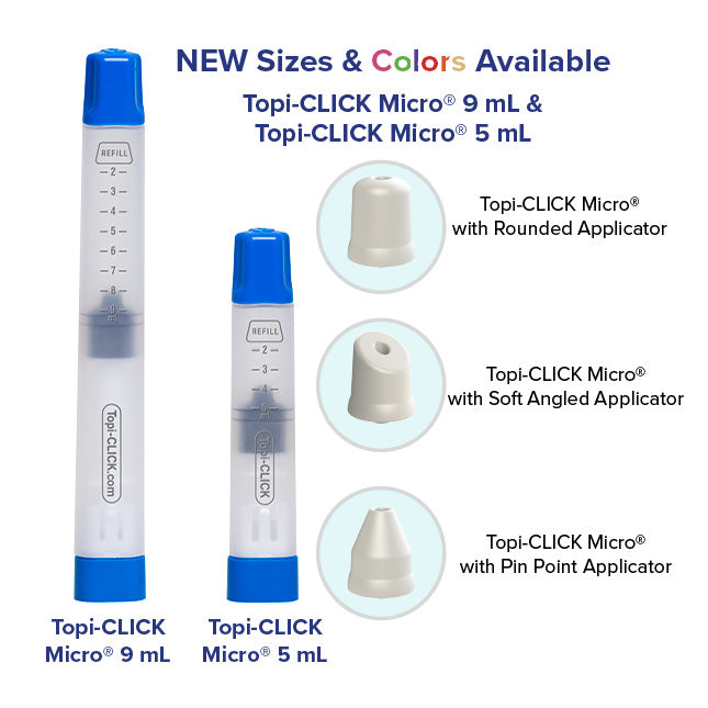 Topi-CLICK Micro® 9mL Universal Rounded Applicators