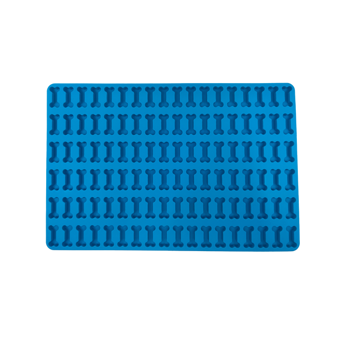 Silicone Troche & Chew Mold, Veterinary (Small Dog Bone Shape, 108 Cavities)