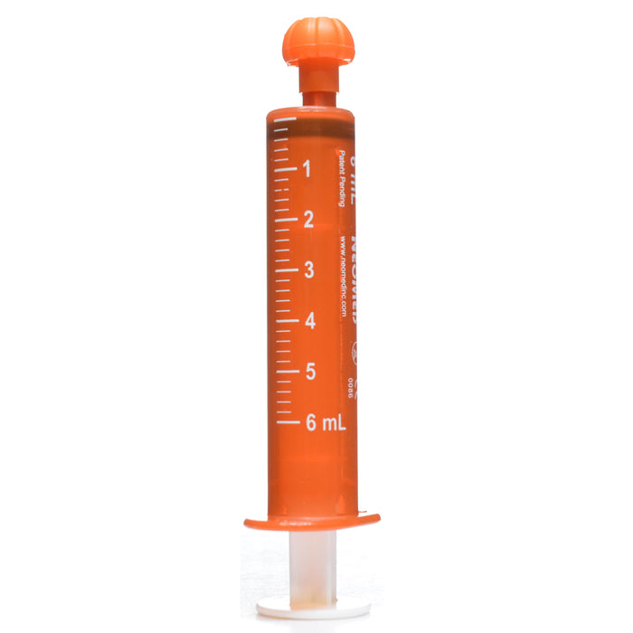 Syringe, Oral Dispenser (Amber), 6mL, w/Tip Cap