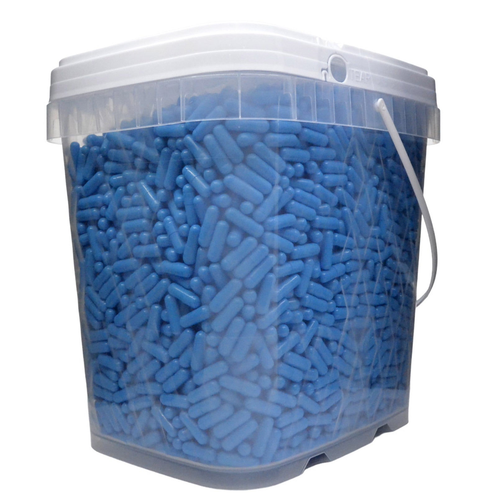 Size #0-Powder Blue/Powder Blue - Gelatin Capsules