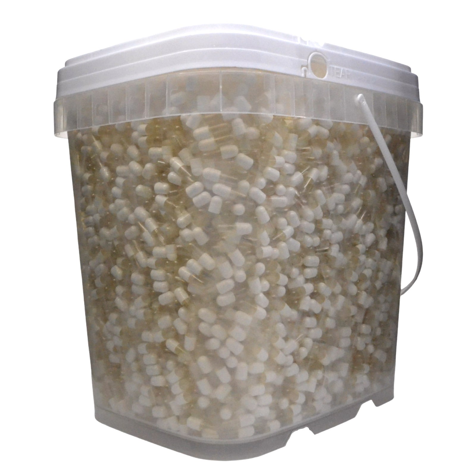Size #1-White Opaque/Clear - Gelatin Capsules